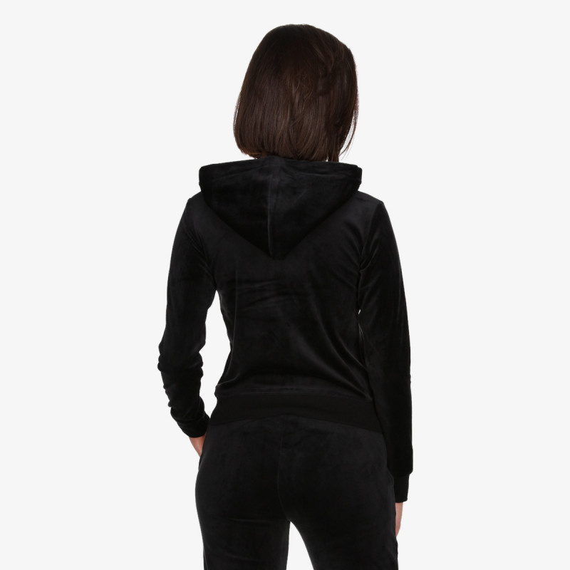 JUICY COUTURE Majica s kapuljačom na patent DIAMANTE TRIM ROBERTSON 