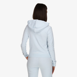 JUICY COUTURE Majica s kapuljačom na patent DIAMANTE TRIM ROBERTSON 