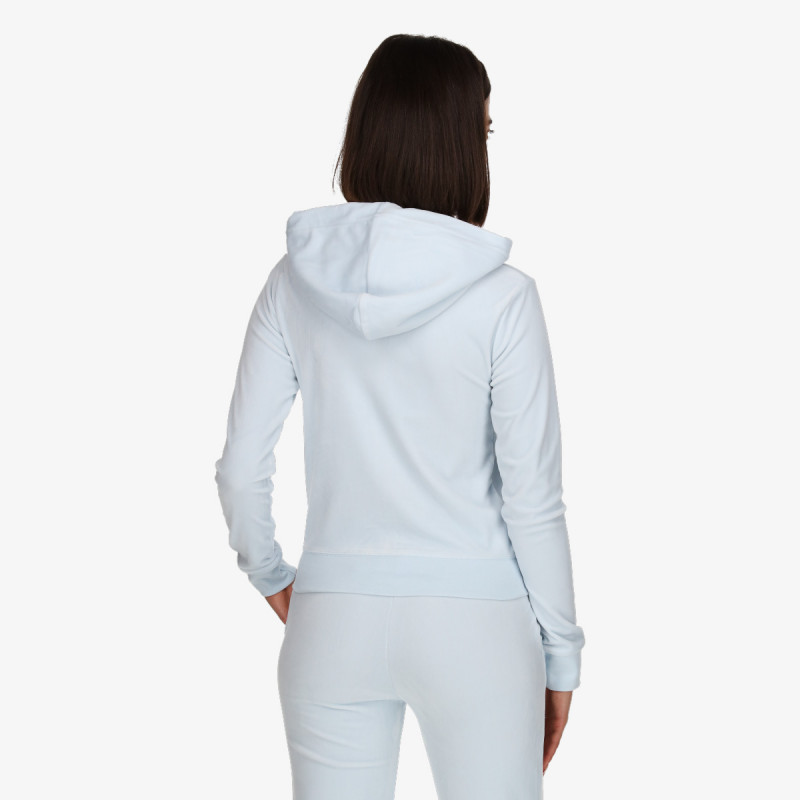 JUICY COUTURE Majica s kapuljačom na patent DIAMANTE TRIM ROBERTSON 