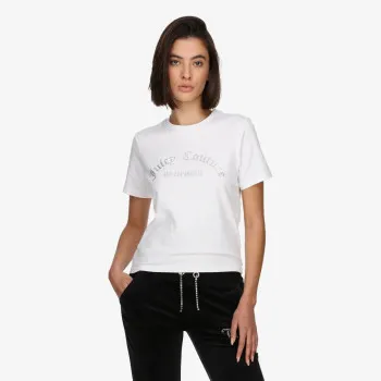 JUICY COUTURE Majica kratkih rukava JUICY COUTURE Majica kratkih rukava ARCHED DIAMANTE NOAH T-SHIRT 