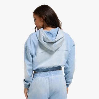 JUICY COUTURE Majica s kapuljačom na patent STONE WASH ICCLE 