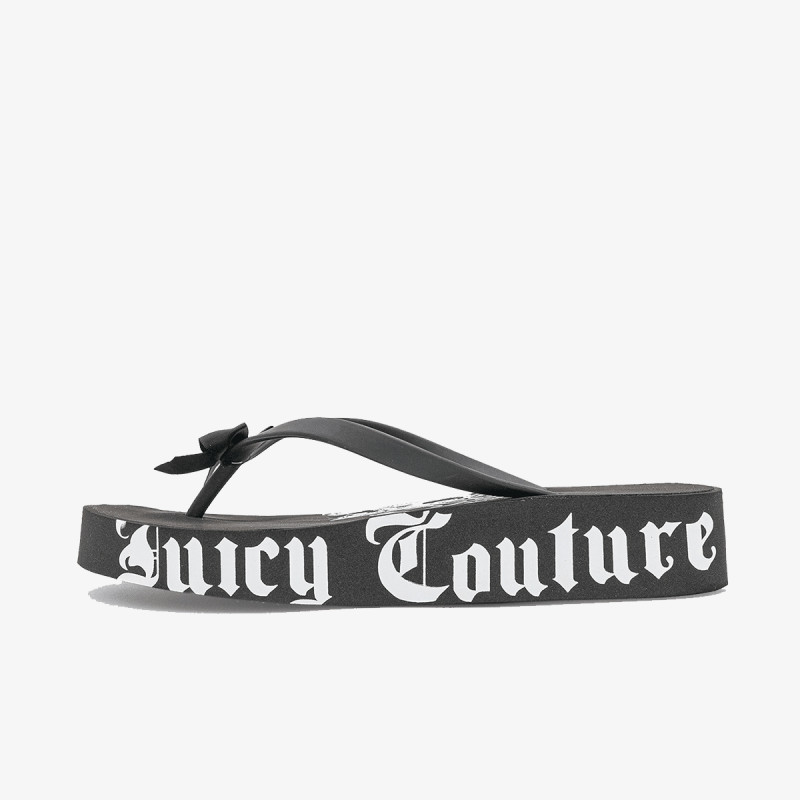 JUICY COUTURE Natikače HERITAGE CREST EVA WEDGE SLIDE 