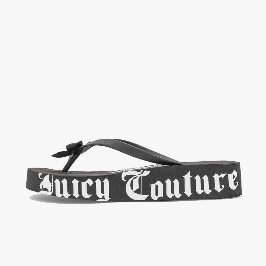 JUICY COUTURE Natikače HERITAGE CREST EVA WEDGE SLIDE 