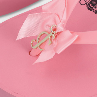 JUICY COUTURE Natikače HERITAGE CREST EVA WEDGE SLIDE 