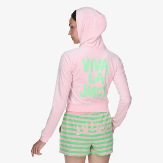 JUICY COUTURE Majica s kapuljačom na patent Robyn Viva 