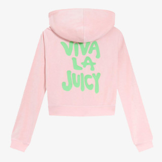 JUICY COUTURE Majica s kapuljačom na patent Robyn Viva 