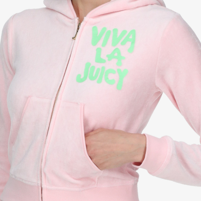 JUICY COUTURE Majica s kapuljačom na patent Robyn Viva 