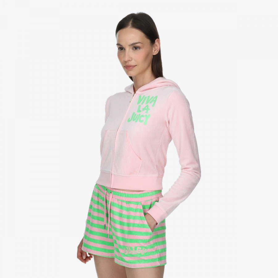 JUICY COUTURE Majica s kapuljačom na patent Robyn Viva 