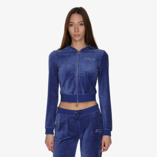 JUICY COUTURE Majica s kapuljačom na patent Robyn 