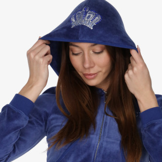 JUICY COUTURE Majica s kapuljačom na patent Robyn 
