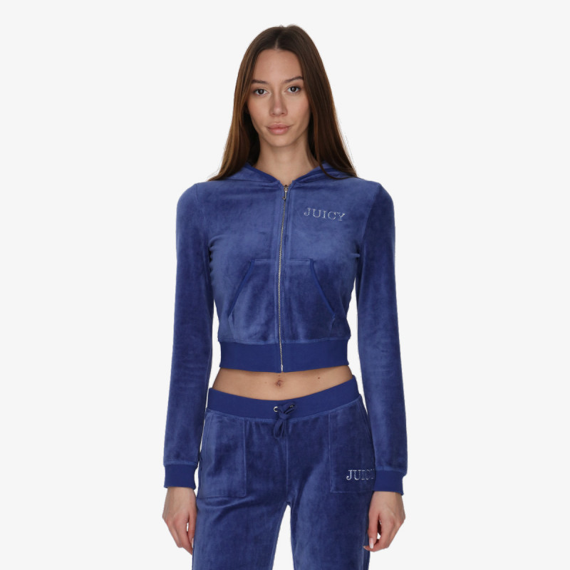 JUICY COUTURE Majica s kapuljačom na patent Robyn 