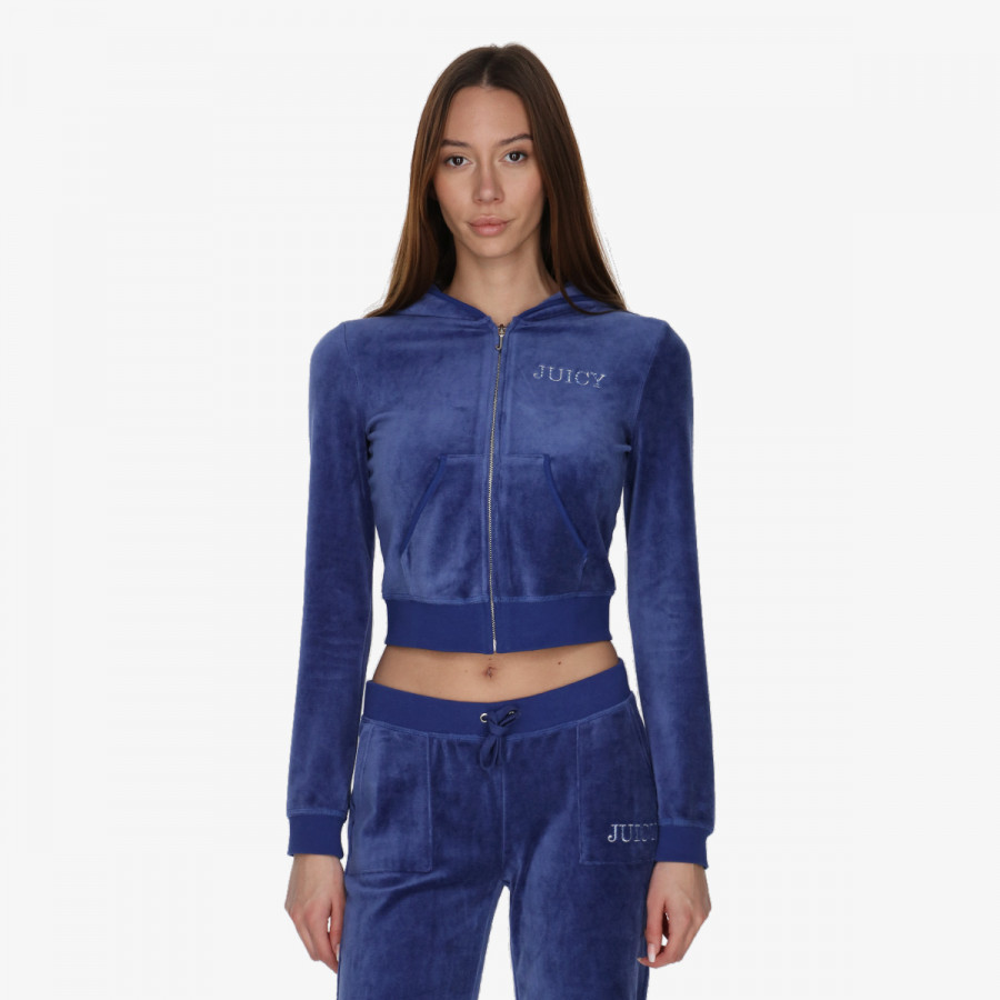 JUICY COUTURE Majica s kapuljačom na patent Robyn 