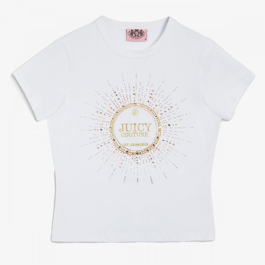 JUICY COUTURE Majica kratkih rukava HERITAGE CROWN 