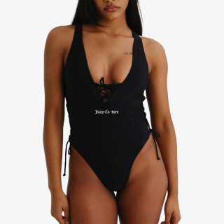JUICY COUTURE Bikini Black Lattice One Piece 