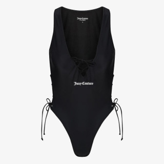 JUICY COUTURE Bikini Black Lattice One Piece 
