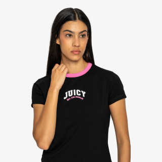 JUICY COUTURE Majica kratkih rukava COLLEGIATE RING 
