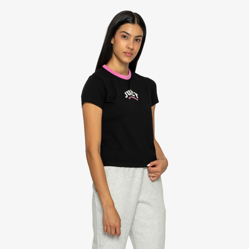 JUICY COUTURE Majica kratkih rukava COLLEGIATE RING 