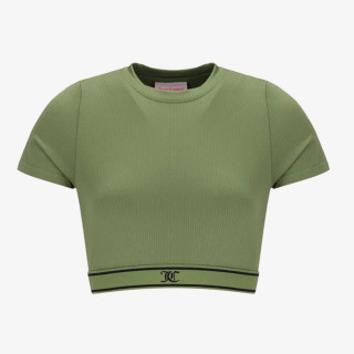 JUICY COUTURE Majica kratkih rukava RAYON RIB SHORT SLEEVE TOP 