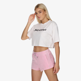 JUICY COUTURE Top 3D CROPPED TEE 