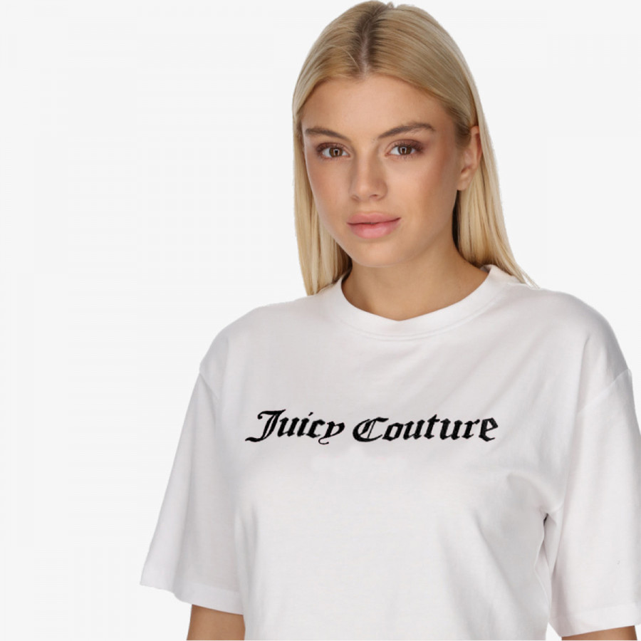 JUICY COUTURE Top 3D CROPPED TEE 