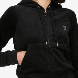 JUICY COUTURE Majica s kapuljačom na patent Madison 