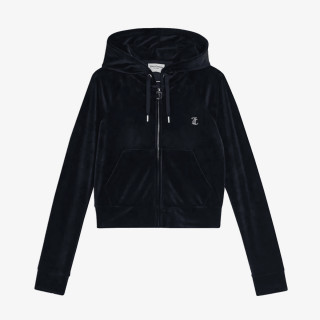 JUICY COUTURE Majica s kapuljačom na patent MADISON HOODIE 