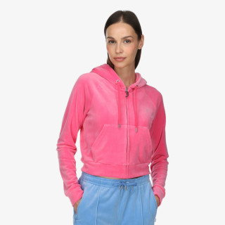 JUICY COUTURE Majica s kapuljačom na patent Madison 