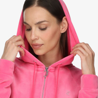 JUICY COUTURE Majica s kapuljačom na patent Madison 