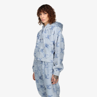 JUICY COUTURE Majica s kapuljačom na patent FUR MADONNA 
