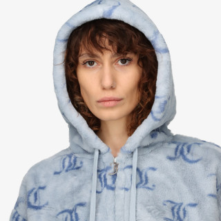 JUICY COUTURE Majica s kapuljačom na patent FUR MADONNA 