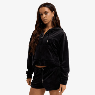 JUICY COUTURE Majica s kapuljačom na patent ICCLE COL OUT 