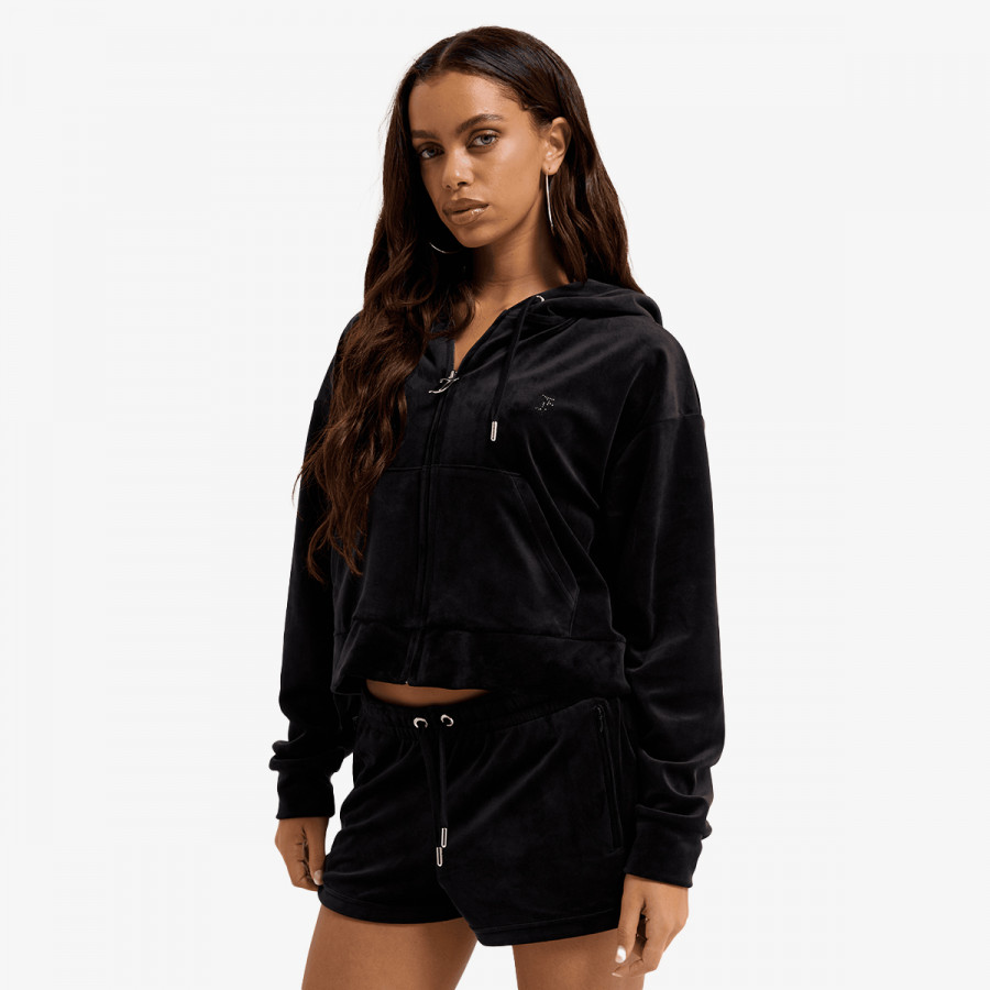 JUICY COUTURE Majica s kapuljačom na patent ICCLE COL OUT 