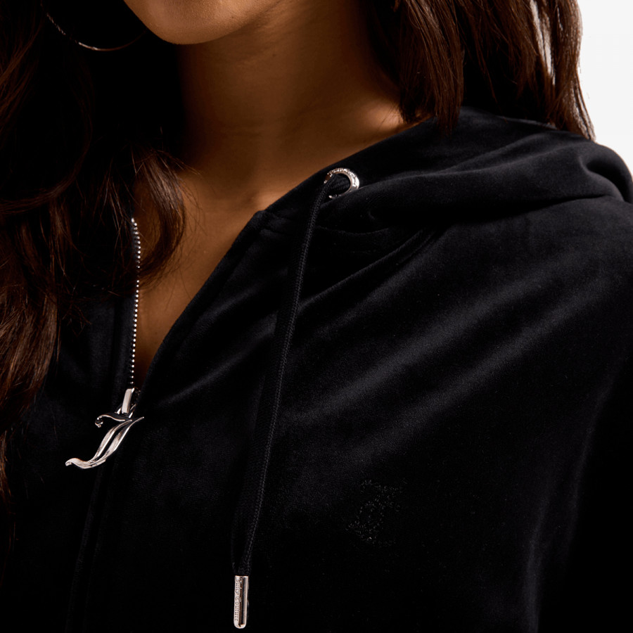 JUICY COUTURE Majica s kapuljačom na patent ICCLE COL OUT 