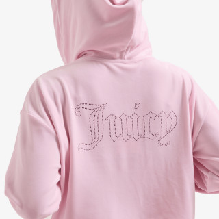 JUICY COUTURE Majica s kapuljačom na patent ICCLE COL OUT 