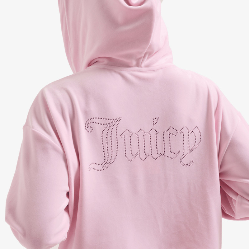 JUICY COUTURE Majica s kapuljačom na patent ICCLE COL OUT 