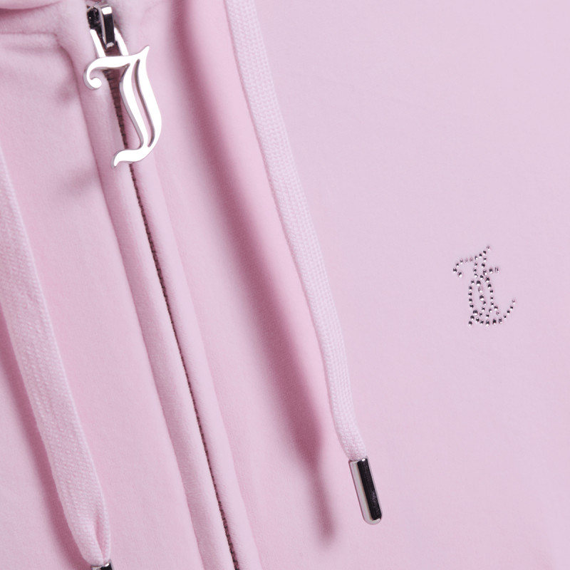 JUICY COUTURE Majica s kapuljačom na patent ICCLE COL OUT 