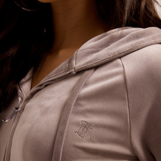 JUICY COUTURE Majica s kapuljačom na patent MADISON COL OUT 