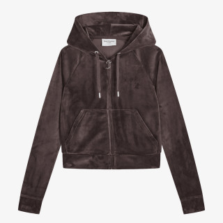 JUICY COUTURE Majica s kapuljačom na patent MADISON 