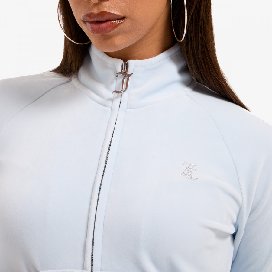 JUICY COUTURE Majica dugih rukava s patentom LEIU 