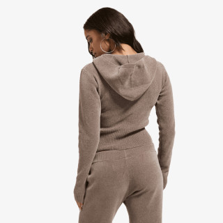 JUICY COUTURE Majica s kapuljačom na patent MAYA KNIT HOODI 