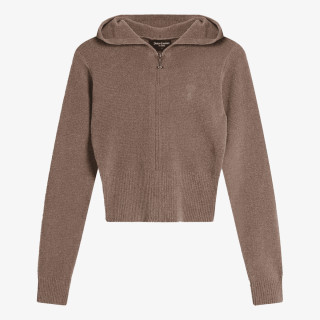 JUICY COUTURE Majica s kapuljačom na patent MAYA KNIT HOODI 