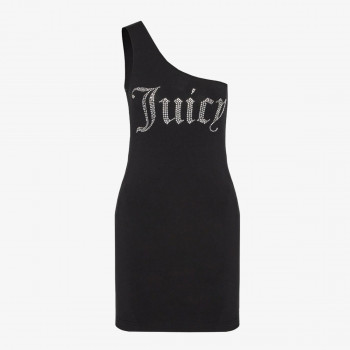 JUICY COUTURE Haljina ASYMMETRIC FITTED DRESS WITH DIAMANTE 