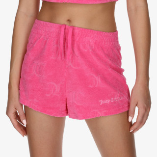 JUICY COUTURE Kratke hlače TAMIA TOWELLING SHORTS 