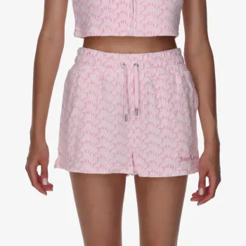 JUICY COUTURE Kratke hlače TOWELLING SHORT WITH MONOGRAM 