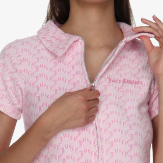 JUICY COUTURE Majica kratkih rukava Monogram Towelling 
