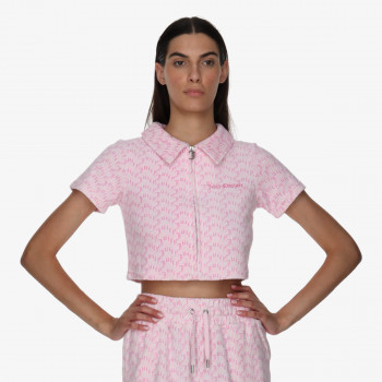 JUICY COUTURE Majica kratkih rukava Monogram Towelling 