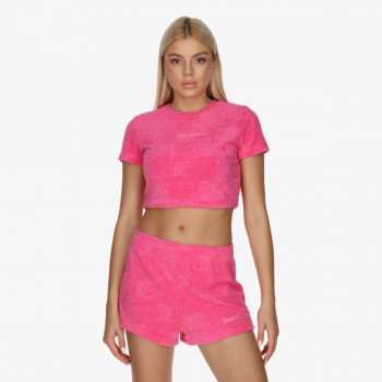 JUICY COUTURE Top SOPHIE TOWELLING CROP TOP 