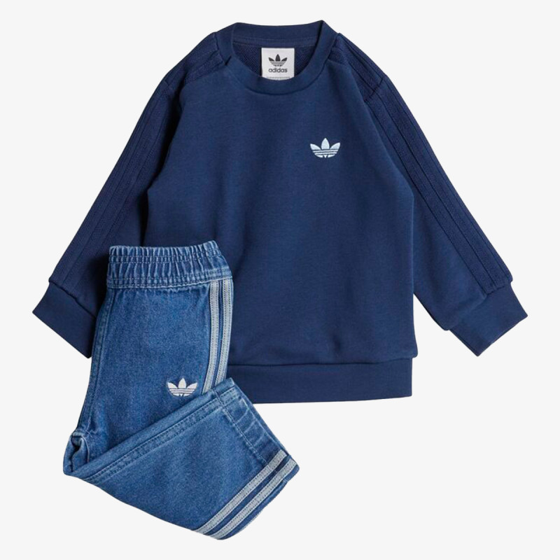adidas Komplet za djecu DENIM CREW SET 