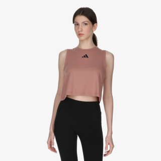 adidas Top i majica bez rukava BOXY TANK 3S 