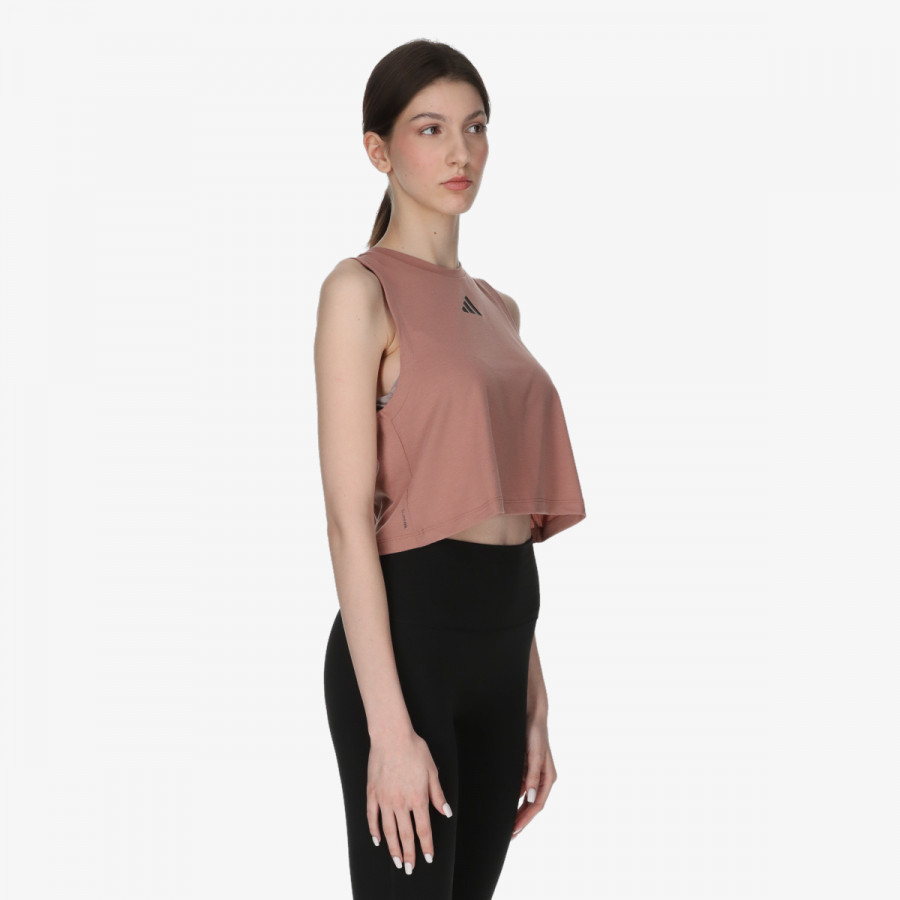 adidas Top i majica bez rukava BOXY TANK 3S 